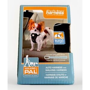 NEW Kurgo Tru-Fit Smart Quick Release Walking & Travel Harness XS‎ Extra Small